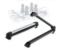 VEVOR Portaequipajes de Techo, para hasta 6 Pares de Esquís/4 Tablas de Snowboard, con Cerradura con Acolchado de Goma, para Transportar Cañas de Pescar y Patinetas, 915 x 85 x 100 mm, Negro