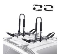 VEVOR Barras de Techo para Kayak, 1 par de Barras de Techo Blandas, para Kayak, Tabla de Surf, Canoa, Sup, ski, Montaje en Coche, SUV, camión, 2 Kayaks