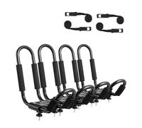 VEVOR - Galería de Techo de Acero aleado, Unisex, Color Negro, 510 x 160 x 370 mm