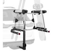 VEVOR Portaesquís de Techo, para hasta 6 Pares de Esquís/4 Tablas de Snowboard, con Cerradura con Acolchado de Goma y Cinturón de Seguridad, para Barra de Remolque, 895 x 990 x 120 mm, Negro