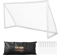 VEVOR Portería de Fútbol Portátil 1 Pieza 371 x 121,5 x 183 cm Portería de Fútbol para Exteriores de Alta Calidad para Adultos y Niños Porterías de Fútbol para Entrenamiento en Patio, Jardín, Estadio
