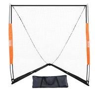 VEVOR Portería de Lacrosse Portátil Jaula de Lacrosse de 1,8x2,1x1,8m con Red y Conveniente Bolsa de Transporte Equipos de Entrenamiento de Fácil Configuración en el Jardín del Patio Trasero Parque al