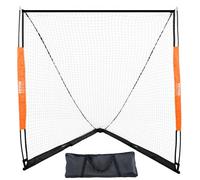 VEVOR Portería de Lacrosse Portátil Jaula de Lacrosse de 1,8x2,1x1,8m con Red y Conveniente Bolsa de Transporte Equipos de Entrenamiento de Fácil Configuración en el Jardín del Patio Trasero Parque al