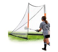 VEVOR Portería de lacrosse, red de lacrosse, portería de lacrosse portátil con bolsa de transporte, red de lacrosse de hockey con cobertura extendida, juego completo de accesorios de entrenamiento
