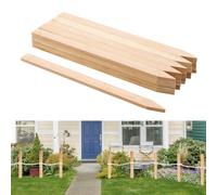 VEVOR Postes de Madera para Valla de Jardín, 25 Piezas, Postes de Madera de 12,7 x 38,1 x 609,6 mm con Púas, Estacas de Señalización para Cercas de Sedimentos, Límites de Patios y Líneas de Base