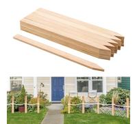 VEVOR Postes de Madera para Valla de Jardín, 25 Piezas, Postes de Madera de 12,7 x 38,1 x 609,6 mm con Púas, Estacas de Señalización para Cercas de Sedimentos, Límites de Patios y Líneas de Base