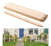 VEVOR Postes de Madera para Valla de Jardín, 25 Piezas, Postes de Madera de 12,7 x 38,1 x 914,4 mm con Púas, Estacas de Señalización para Cercas de Sedimentos, Límites de Patios y Líneas de Base