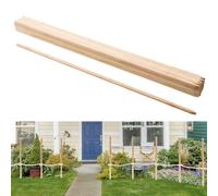 VEVOR Postes de Madera para Valla de Jardín, 25 Piezas, Postes de Madera de 17,53 x 12,7 x 1219,2 mm con Púas, Postes de Señalización para Cercas de Sedimentos, Límites de Patios y Líneas de Base