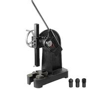 VEVOR Prensa de árbol Tipo trinquete de 3 toneladas, Prensa de árbol de Palanca de trinquete con Volante, Altura máxima de 12,2", Prensa Perforadora Manual de Escritorio de Hierro Fundido