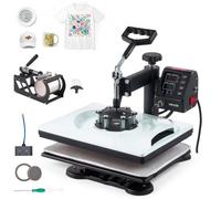 VEVOR Prensa de Calor 29 x 38 cm Máquina para Sublimación Multifuncional