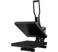 VEVOR Prensa de Calor Negro 380x380mm Máquina de Sublimación Textil 1200 W Calentamiento Rápido Prensa de Calor por Transferencia por Sublimación Digital e Industrial para Camiseta, Bolso, Almohada