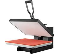 VEVOR Prensa de Calor Negro 406x510 mm Máquina de Sublimación Textil 1700 W Calentamiento Rápido Prensa de Calor por Transferencia por Sublimación Digital e Industrial para Camiseta, Bolso, Almohada
