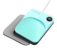 VEVOR Prensa de Calor Verde de 30 x 25 cm, Máquina de Prensado en Caliente por Transferencia por Sublimación Prensa Fácil de Planchar para Camisetas, Bolsos, Almohadas