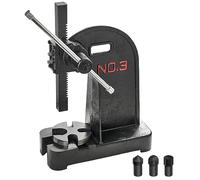 VEVOR Prensa de Eje Prensa de Eje Manual de 3 Toneladas, Altura Máxima de 310 mm, Prensa de Eje de Escritorio Manual de Hierro Fundido Resistente, Prensa Manual de Precisión para Estampar, Doblar