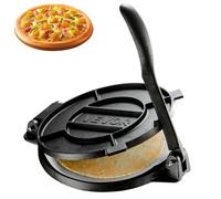 VEVOR Prensa para Tortillas de Harina 12 pulgadas Hierro Fundido con Mango, para Diversos Tipos de Panes Planos, con 50 Hojas de Papel Pergamino, para Cocinas, Restaurantes, Panaderías, Quesadillas