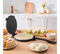 VEVOR Prensa para Tortillas de Hierro Fundido 20 cm Tortillas Caseras, Negro