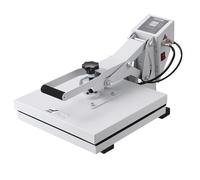 VEVOR Prensa Térmica 38 x 38 cm Máquina de Sublimación 1200 W Blanco | para Personalizar Camisetas Bolsas Almohadas, Control de Temperatura, Temporizador, Recubrimiento de PTFE, Apagado Automático