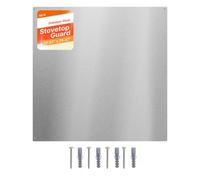 VEVOR Protector contra Salpicaduras 760 x 760 x 0,7 mm, Panel Antisalpicaduras de Acero Inoxidable, Panel Metálico de Pared para Campana Extractora, Orificios Pretaladrados, para Estufa, Cocina