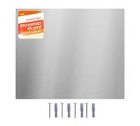 VEVOR Protector contra Salpicaduras 910 x 760 x 0,7 mm, Panel Antisalpicaduras de Acero Inoxidable, Panel Metálico de Pared para Campana Extractora, Orificios Pretaladrados, para Estufa, Cocina