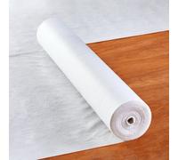 VEVOR Protector de Alfombras 30,48x1m Protector de Suelo Tejido de Fibra, Blanco