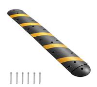 VEVOR Protector de Cables para Suelo 1830 mm 2 Canales Rampa de Protección de Cable Capacidad de Carga de 9979 kg con Tornillos de Expansión, para Caminos de Entrada de Grava, Hormigón, 1 Pieza