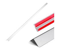 VEVOR Protector de Esquinas de Pared de Acero Inoxidable, 38 x 38 x 2436 mm, Borde de Acero Inoxidable 304 en Ángulo de 90 Grados para el Hogar, la Oficina, con Cinta Adhesiva de 3 m, 10 uds