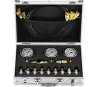 VEVOR Prueba de Presión Hidráulica 3 Manómetros 11 Accesorios 3 Mangueras