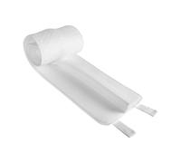 VEVOR Puente de Cama Kit de Conversión de Cama King de 1905 x 305 mm, Relleno de Espacio para Colchón de Cama Ajustable con Correa de Hebilla de Metal Resistente, Espuma Viscoelástica 25D, Blanco