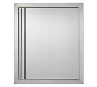 VEVOR Puerta de Acceso a Barbacoa Puerta de Cocina Exterior Simple de 457x533 mm Puerta Empotrada de Acero Inoxidable con Manija Empotrada para Isla de Barbacoa, Estación de Parrilla, Armario Exterior