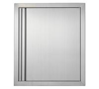 VEVOR Puerta de Acceso a Barbacoa Puerta de Cocina Exterior Simple de 457x533 mm Puerta Empotrada de Acero Inoxidable con Manija Empotrada para Isla de Barbacoa, Estación de Parrilla, Armario Exterior