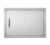 VEVOR Puerta de Acceso a Barbacoa Puerta de Cocina Exterior Simple de 610x432 mm Puerta Empotrada de Acero Inoxidable con Manija Empotrada para Isla de Barbacoa, Estación de Parrilla, Armario Exterior