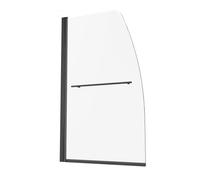 VEVOR Puerta de Ducha para Bañera sin Marco 864 x 1397 mm con Rotación de 180°