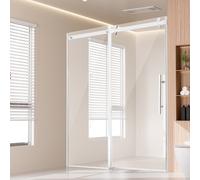 VEVOR Puerta de Ducha sin Marco 1474-1499 x 1905 mm de Vidrio Templado 5/16"