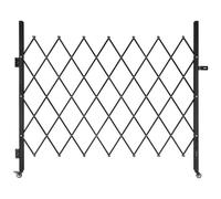 VEVOR Puerta de Seguridad Plegable Individual 180x161 cm con Cerradura y Ruedas