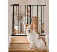 VEVOR Puerta para Bebés y Mascotas, Ancho Ajustable de 65 a 101,6 cm, Negro