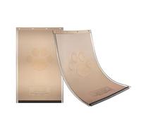 VEVOR Puerta para Mascotas de Repuesto de 260,4 x 412,8 mm, Compatible con Puertas para Mascotas con Solapa, Puerta para Perros de Repuesto de PVC Grueso con Tira Magnética Larga, Tamaño Grande