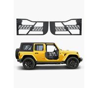 VEVOR Puertas Tubulares, 2 Puertas, Estilo Caza, con Bisagras Resistentes y Pestillo OE, con Almohadillas de Goma y Tubo Acero Reforzado, Aptas para Jeep Wrangler JK 2007-2018, 910 x 473 x 92 mm