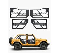 VEVOR Puertas Tubulares, 4 Puertas, Estilo Caza, con Bisagras Resistentes y Pestillo OE, con Almohadillas de Goma y Tubo Acero Reforzado, Aptas para Jeep Wrangler JK 2007-2018, 910 x 473 x 92 mm