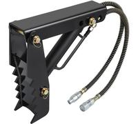 VEVOR Pulgar de retroexcavadora hidráulica, Pulgar de retroexcavadora resistente de 45,7 cm de grosor, Accesorios de pulgar soldados de acero negro con cilindro hidráulico