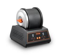 VEVOR Pulidora de Piedras 9 Velocidades Kit de Pulido de Piedras Temporizador de 9 Días Cuerpo de Acero Laminado en Frío Pulidora de Rocas con Motor de Accionamiento Directo para Principiantes