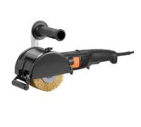 Pulidora de superficies VEVOR, herramienta de acondicionamiento de superficies de 6 velocidades variables de 1300 W, pulidora de metales eléctrica de mano con rueda de pulido de alambre de acero para