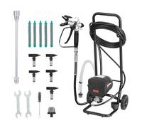 VEVOR Pulverizador de Pintura sin Aire 650 W 3000 PSI, Máquina de Pintura Airless con Carrito, con Cepillo de Limpieza, Manguera, Tubo de Extensión, Boquillas, para Pintar Exteriores, Interiores