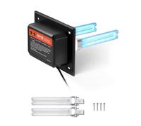 VEVOR Purificador de Aire HVAC para Toda la Casa, 18 W, Luz Ultravioleta para Conducto de Aire Acondicionado, con 2 Bombillas de Repuesto, para Sistemas de Aire Acondicionado, 175 x 126 x 217 mm
