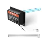 VEVOR Purificador de Aire HVAC para Toda la Casa, 36 W, Luz Ultravioleta UVC para Conducto de Aire Acondicionado, con 1 Bombilla de Repuesto, para Sistemas de Aire Acondicionado, 258 x 156 x 402 mm
