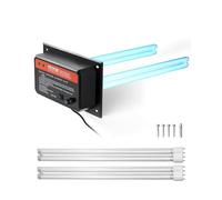 VEVOR Purificador de Aire HVAC Toda la Casa, 72 W, Luz Ultravioleta en Conducto para Conducto Aire Acondicionado, con 2 Bombillas de Repuesto, para Sistemas de Aire Acondicionado, 258 x 156 x 498 mm