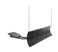 VEVOR Quitanieves, Kit de Pala de Nieves Ajustable de 109/182 cm, Fácil Desmontable, Quitanieves de Montaje Universal con Faldones de Goma Cuchilla de Acero Compatible con la Mayoría de UTV y ATV