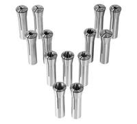 VEVOR R8 Portabrocas de Precisión 13PCS 1/8"-7/8" 3,2-22,2 mm Acero de Aleación 45# TIR 0,0012"/30μm con 13 Cajas de Almacenamiento Etiquetadas, para Fresadoras, Perforadoras, Centros de mecanizado