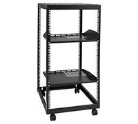 VEVOR Rack de Servidor de Marco Abierto de 20U, Profundidad Ajustable de 23"-40", Rack de Servidor de Red 4 Postes con Ruedas, sostiene Todos Sus Equipos de Red de TI Módem enrutador de Engranaje