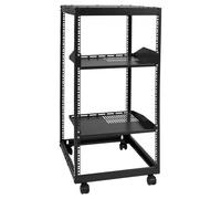 VEVOR Rack de Servidor de Marco Abierto de 20U, Profundidad Ajustable de 23"-40", Rack de Servidor de Red 4 Postes con Ruedas, sostiene Todos Sus Equipos de Red de TI Módem enrutador de Engranaje