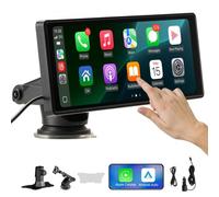 VEVOR Radio Estéreo para Coche con CarPlay y Pantalla Táctil 245 x 97 x 30 mm